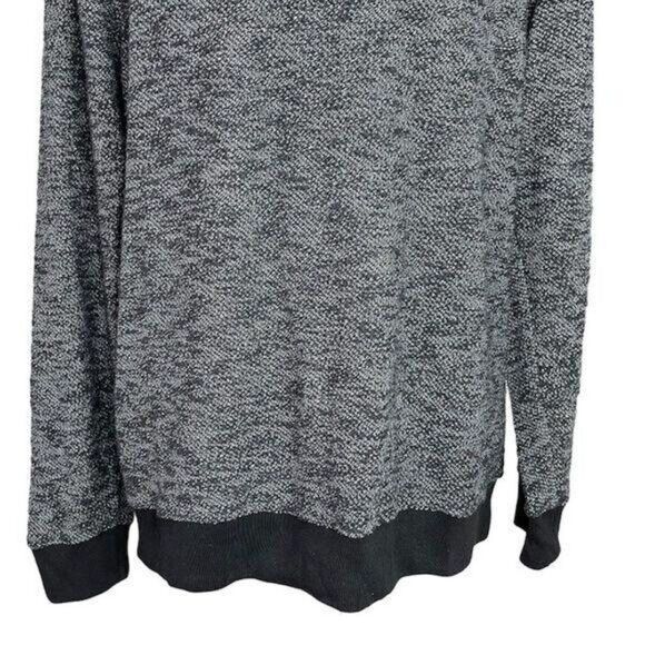 Mens Old Navy Black Heather knit Sweater XL Long Sleeves Crewneck - Picture 8 of 13